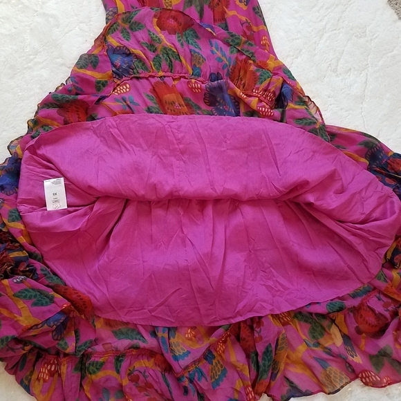 Farm Rio Pink Sweet Forest Maxi Dress - Picture 10 of 12